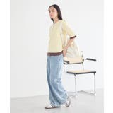 ヘンリーネック半袖ニットプルオーバー | earth music&ecology  | 詳細画像17 