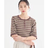 マルチ | ヘンリーネック半袖ニットプルオーバー | earth music&ecology 