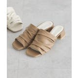 グレーベージュ | ソフトギャザーミュール | earth music&ecology 