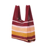 マルチボーダーニットバッグ | earth music&ecology  | 詳細画像4 