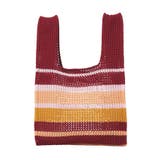 マルチボーダーニットバッグ | earth music&ecology  | 詳細画像6 