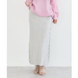 サイドメローリブニットスカート | earth music&ecology  | 詳細画像7 