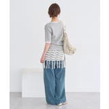 レイヤードライクバイカラープルオーバー | earth music&ecology  | 詳細画像18 