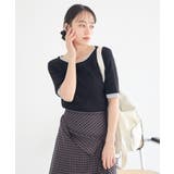 レイヤードライクバイカラープルオーバー | earth music&ecology  | 詳細画像19 