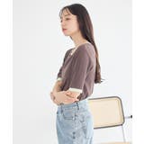 レイヤードライクバイカラープルオーバー | earth music&ecology  | 詳細画像5 