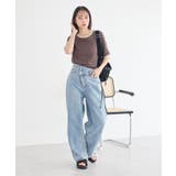 レイヤードライクバイカラープルオーバー | earth music&ecology  | 詳細画像7 