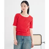 レイヤードライクバイカラープルオーバー | earth music&ecology  | 詳細画像24 