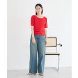 レイヤードライクバイカラープルオーバー | earth music&ecology  | 詳細画像25 