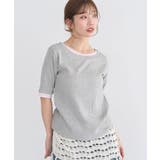 グレー | レイヤードライクバイカラープルオーバー | earth music&ecology 