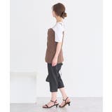 【セットアップ対応】フラップボタンビスチェ | earth music&ecology  | 詳細画像10 