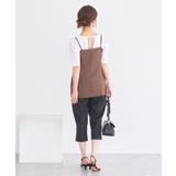 【セットアップ対応】フラップボタンビスチェ | earth music&ecology  | 詳細画像11 