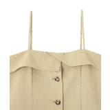 【セットアップ対応】フラップボタンビスチェ | earth music&ecology  | 詳細画像17 