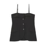 【セットアップ対応】フラップボタンビスチェ | earth music&ecology  | 詳細画像24 