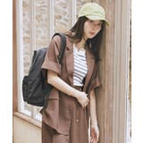 【セットアップ対応】リネンライクダブルジャケット | earth music&ecology  | 詳細画像13 