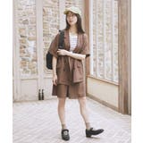 【セットアップ対応】リネンライクダブルジャケット | earth music&ecology  | 詳細画像15 