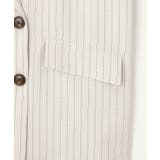 【セットアップ対応】リネンライクダブルジャケット | earth music&ecology  | 詳細画像40 