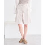 【セットアップ対応】ウエストリボンバミューダパンツ | earth music&ecology  | 詳細画像12 