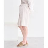 【セットアップ対応】ウエストリボンバミューダパンツ | earth music&ecology  | 詳細画像13 