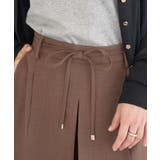 【セットアップ対応】ウエストリボンバミューダパンツ | earth music&ecology  | 詳細画像18 