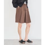 【セットアップ対応】ウエストリボンバミューダパンツ | earth music&ecology  | 詳細画像3 