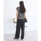 【セットアップ対応】リネンライクリラックスパンツ | earth music&ecology  | 詳細画像14 