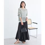 【セットアップ対応】キリカエフレアスカート | earth music&ecology  | 詳細画像18 