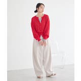 【接触冷感】ボタンアソートクルーネックカーディガン | earth music&ecology  | 詳細画像13 