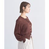 【接触冷感】ボタンアソートクルーネックカーディガン | earth music&ecology  | 詳細画像15 