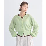 【接触冷感】ボタンアソートクルーネックカーディガン | earth music&ecology  | 詳細画像21 