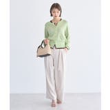 【接触冷感】ボタンアソートクルーネックカーディガン | earth music&ecology  | 詳細画像22 