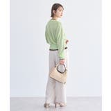 【接触冷感】ボタンアソートクルーネックカーディガン | earth music&ecology  | 詳細画像24 