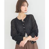 【接触冷感】ボタンアソートクルーネックカーディガン | earth music&ecology  | 詳細画像25 