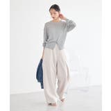 【接触冷感】ボタンアソートクルーネックカーディガン | earth music&ecology  | 詳細画像8 