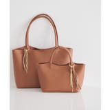 キャメル | 【軽量】チャーム付きミニトートバッグ | earth music&ecology 