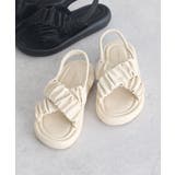 ギャザークロスサンダル | earth music&ecology  | 詳細画像4 