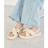 ギャザークロスサンダル | earth music&ecology  | 詳細画像6 