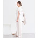 フレンチスリーブプリントTシャツ | earth music&ecology | 詳細画像10