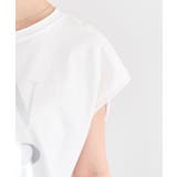 フレンチスリーブプリントTシャツ | earth music&ecology | 詳細画像18