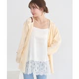 【一部WEB限定】レーストリムキャミソール | earth music&ecology  | 詳細画像1 
