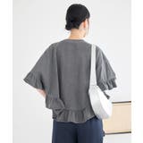 ピグメントフリルTシャツ | earth music&ecology | 詳細画像4