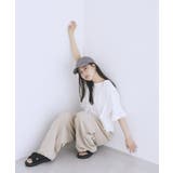 ピグメントフリルTシャツ | earth music&ecology | 詳細画像17