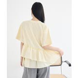 異素材ドッキンググラフィックTシャツ | earth music&ecology  | 詳細画像11 