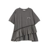 異素材ドッキンググラフィックTシャツ | earth music&ecology  | 詳細画像36 