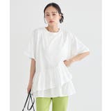 異素材ドッキンググラフィックTシャツ | earth music&ecology  | 詳細画像17 