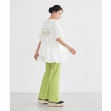 異素材ドッキンググラフィックTシャツ | earth music&ecology  | 詳細画像19 