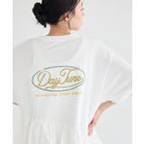異素材ドッキンググラフィックTシャツ | earth music&ecology  | 詳細画像21 