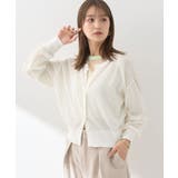 【WEB限定】接触冷感シアークルーニットカーディガン | earth music&ecology | 詳細画像41