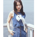 【WEB限定】リブタンクトップ | earth music&ecology | 詳細画像1