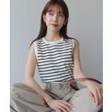 ボーダー | 【WEB限定】リブタンクトップ | earth music&ecology