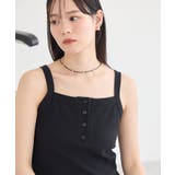 【接触冷感・抗菌防臭】ヘンリーネックキャミソール | earth music&ecology | 詳細画像14